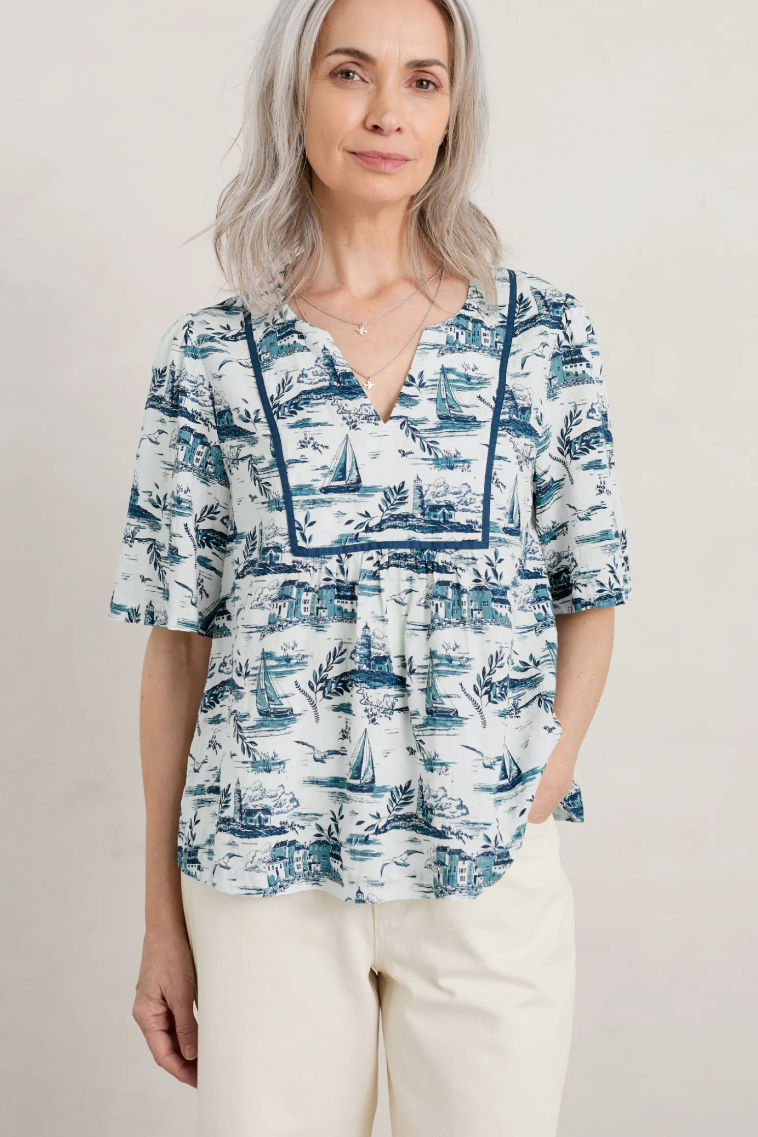 Treasury Short Sleeve Blouse