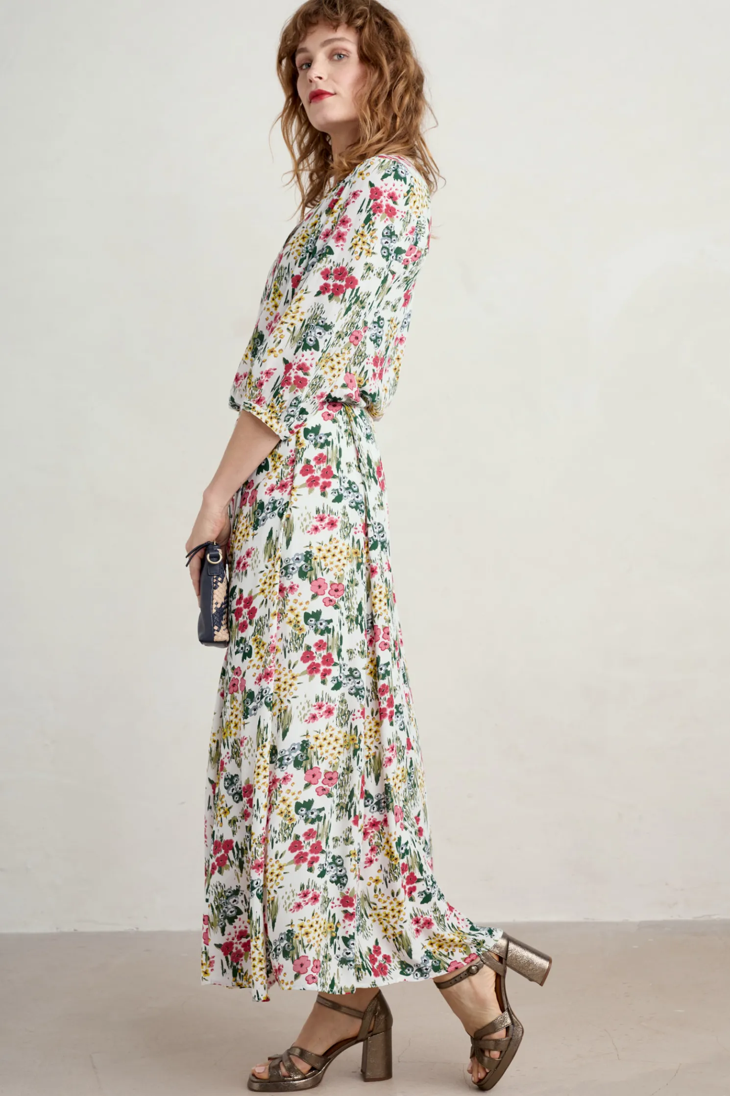 Willow Path 3/4 Sleeve Printed Shirt