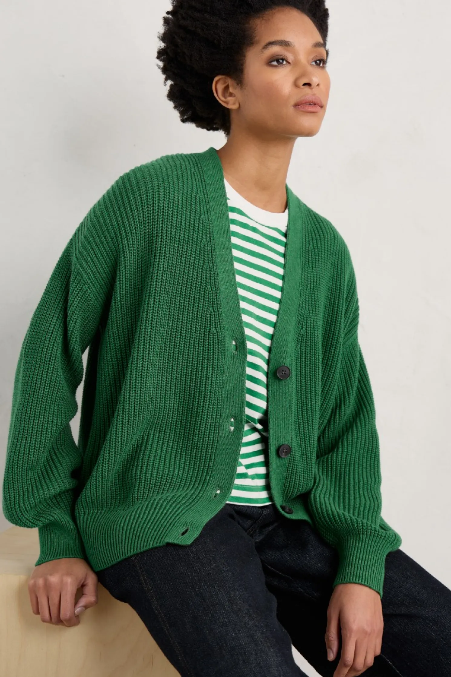 Winding Creek Organic Cotton Knit Cardigan